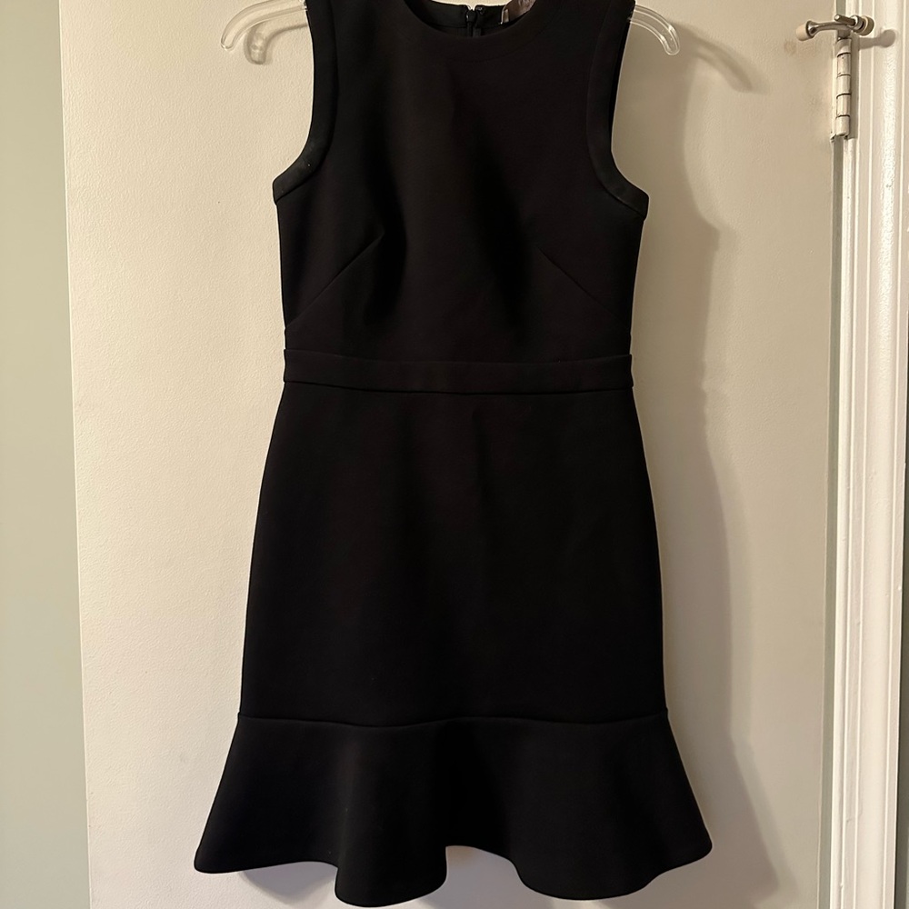 LOFT Black Sleeveless Mini Dress